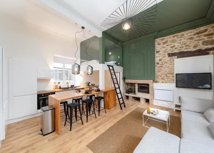Superbe Appartement Avec Jardin Dinan Centre - Jerzual